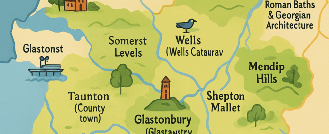 Map of Somerset