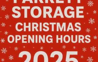 parrett storage christmas opening times 2025