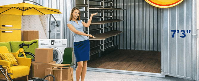 storing the contents of a 2 bedroom house?